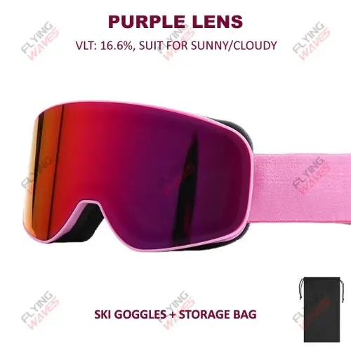 Image de Lunettes de Ski Enfant Anti-Buée - Protection UV & Vent