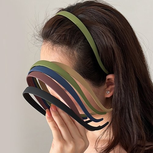 Bild von Modische Sonnenbrillenrahmen-Form Haarband aus mattiertem Kunststoff – Anti-Rutsch Stirnband mit Zahn-Design für Frauen, trendiges Haaraccessoire