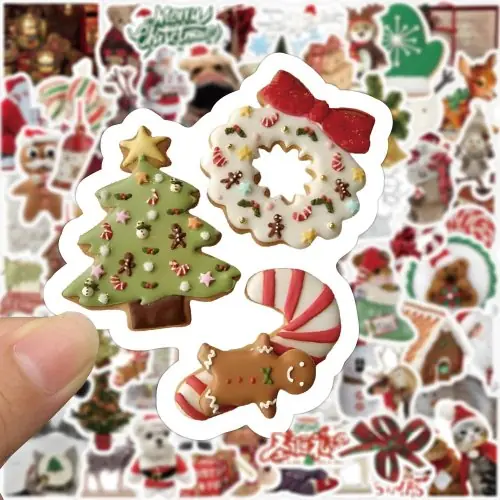 Image de Stickers Noël Mignons - Déco Fêtes & Nouvel An