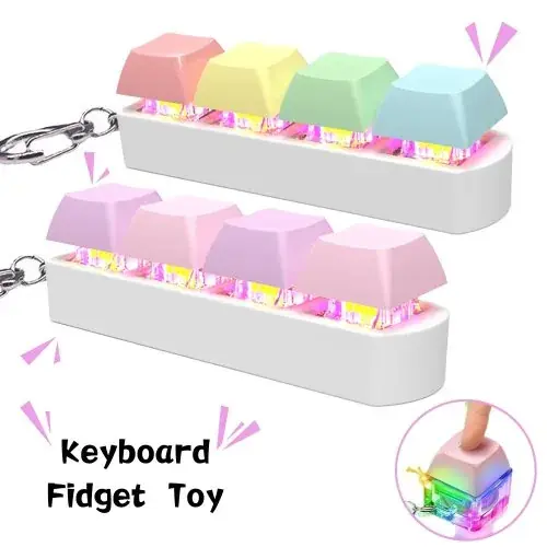 Image de Clavier Fidget 4 en 1 - Anti-Stress & Porte-Clés