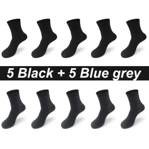 5 zwart 5 blauw grijs