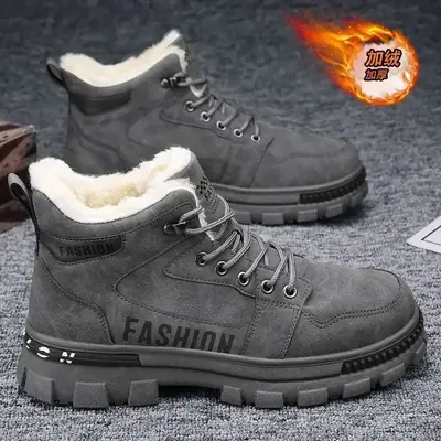 Image de Bottes de Neige Homme Chauffantes & Antidérapantes