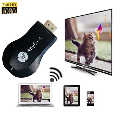 Bild von 4K 1080p HDMI-kompatibler TV-Stick M2 Plus – Wireless WiFi Display, TV-Dongle-Empfänger mit DLNA, AirPlay, Miracast und Anycast für iOS und Android-Geräte