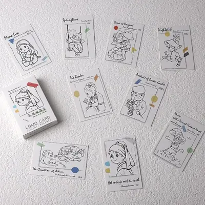 Image de Cartes Lomo Plantes - 28 Feuilles pour Vos Messages Créatifs