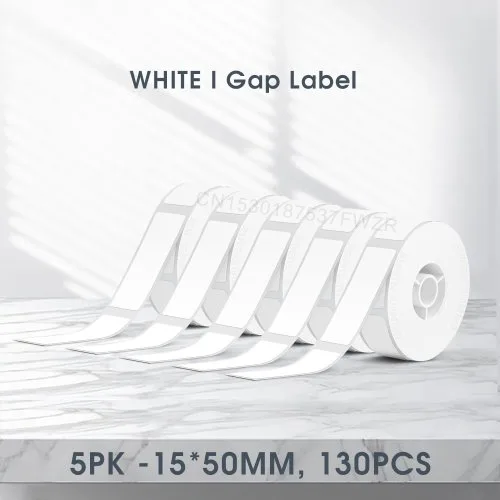 5PK wit 15x50mm