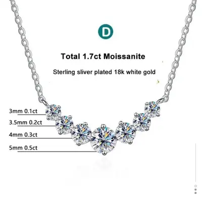 Image de Collier Moissanite Femme - Élégance & Éclat