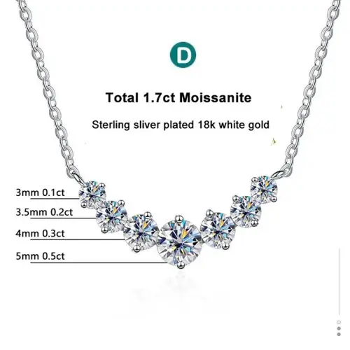 Image de Collier Moissanite Femme - Élégance & Éclat