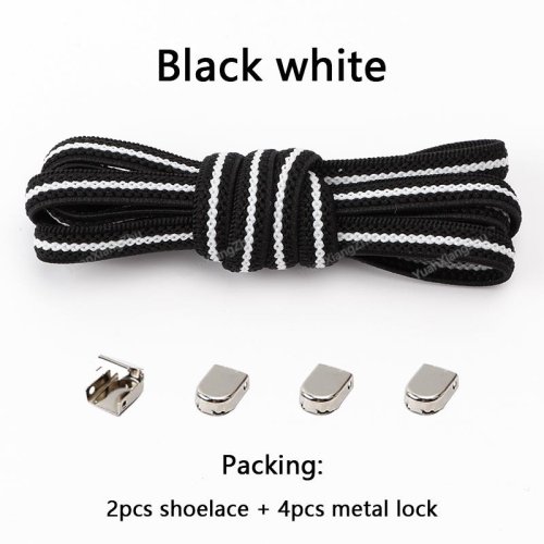 Image de Lacets Élastiques Rapides pour Chaussures - Sans Nœud, Faciles à Utiliser