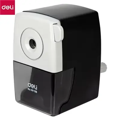 Image de Taille-Crayon Rotatif Robuste Deli – Idéal Scolaire & Bureau