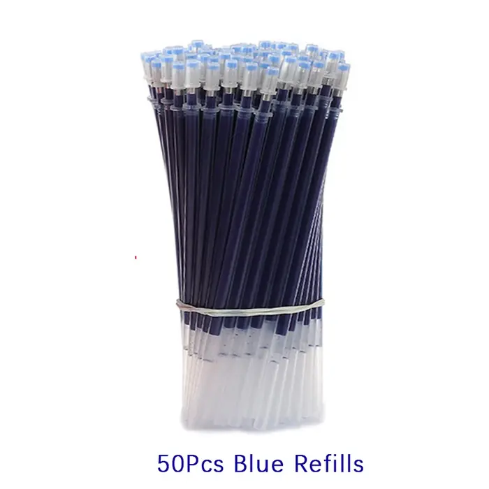 Image de Stylos Gel Kawaii 54 pcs - Bleu, Rouge, Noir