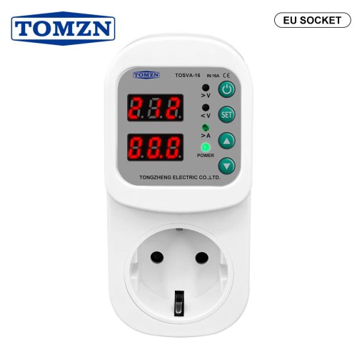 Zabezpieczone Gniazdo Elektryczne z Automatycznym Ochroną Przeciwprzepięciową
