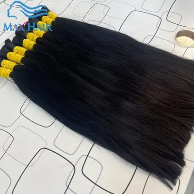 Image de Extensions Cheveux Humains Blond Naturel - 100 Paquets Vierges