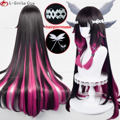 Bild von Columbina Perücke – 105 cm Farbverlauf für Cosplay & Anime-Events