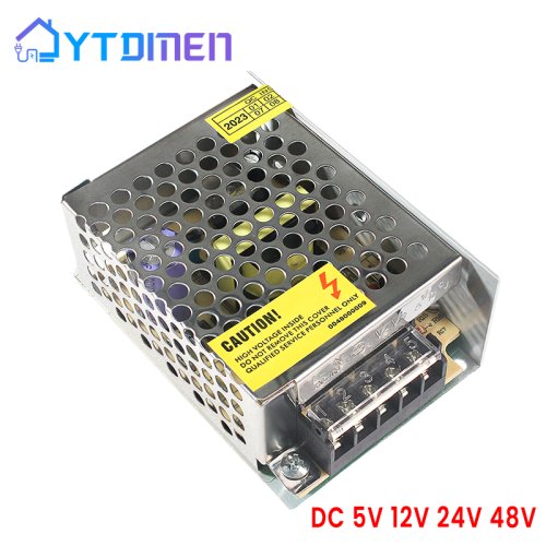 Imagen de Fuente de Alimentación Conmutada AC/DC 110V-220V a 5V, 12V, 24V y 48V - Transformador SMPS de Alta Eficiencia para Hogar e Industria