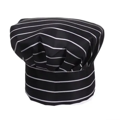 Image de Casquette de Chef Haute - Blanc 22-29 cm