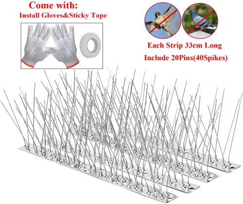 Image de Pointes Anti-Oiseaux - Protection Durable pour Jardin