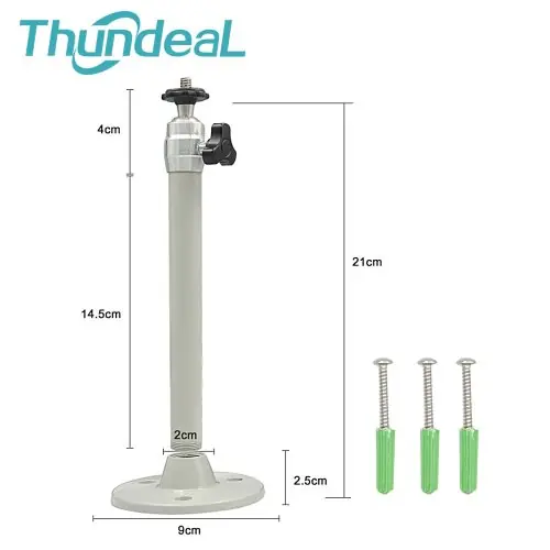Image de Support Mural Universel pour Projecteur - Fixation Solide 6mm