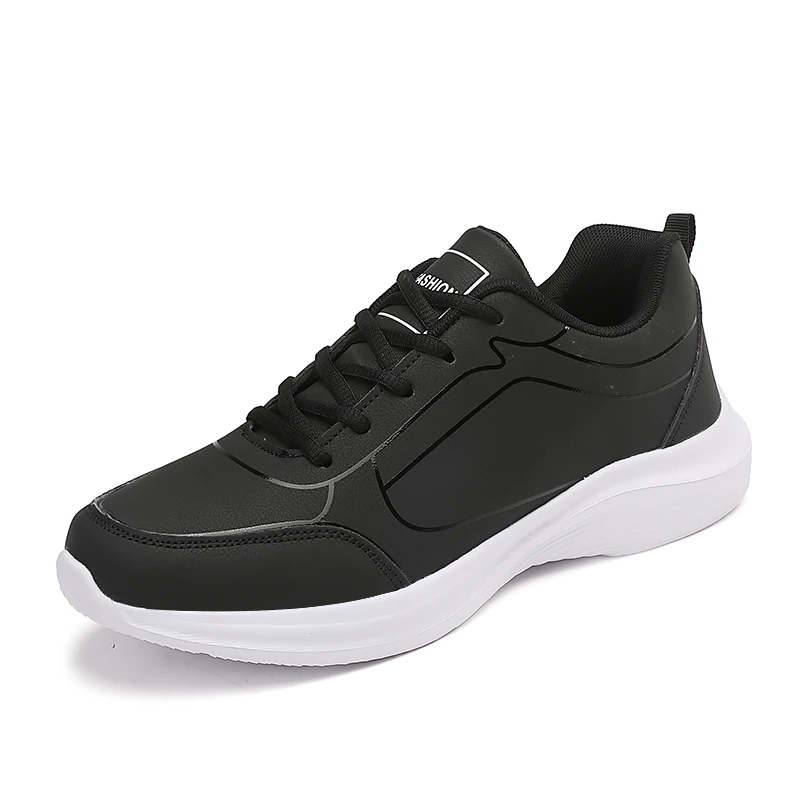 Zdjęcie Nowe lekkie męskie trampki Zimowe męskie buty do biegania Antypoślizgowe, oddychające męskie buty do...