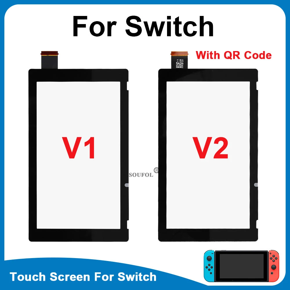 Imagen de Pantalla Táctil Original de Repuesto para Nintendo Switch V1 y V2 - Accesorio de Alta Calidad para Consola NS