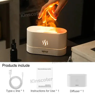 Image de Diffuseur d'Arômes Ultrasone avec Lumière LED