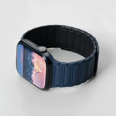 Image de Bracelet Silicone Magnétique pour Apple Watch
