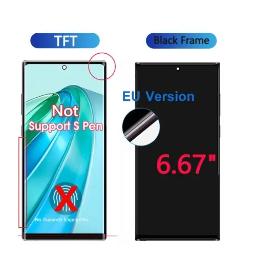 Image de Écran AMOLED de Remplacement pour Galaxy S22 Ultra