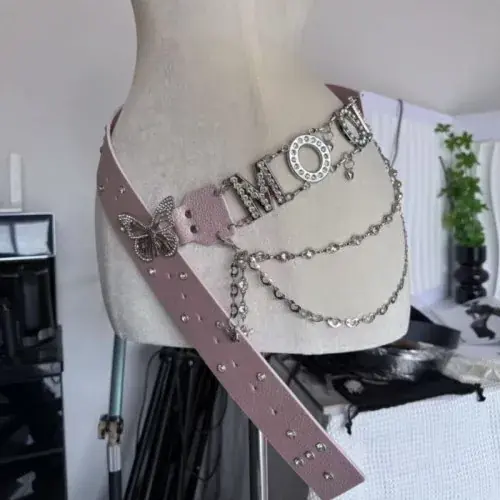 Image de Ceinture Y2K Strass Papillon - Look Hottie & Sexy