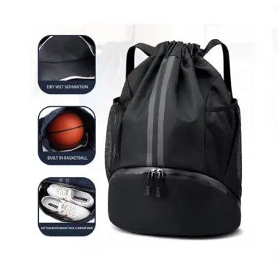 Image de Sac de Sport Séparé Sec/Humide pour Femmes
