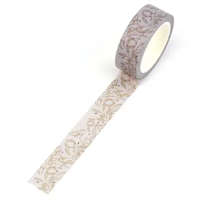 Image de Ruban Washi Fleur & Feuilles - Déco Kawaii