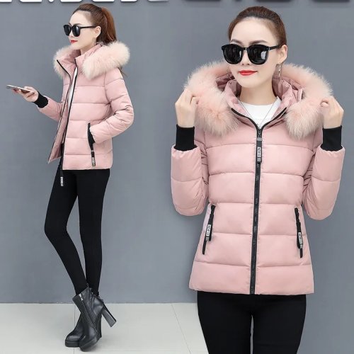 Imagen de Parka de Invierno para Mujer 2025 Estilo Coreano, Abrigo Holgado Acolchado de Algodón, Chaqueta Informal y Elegante para Otoño e Invierno