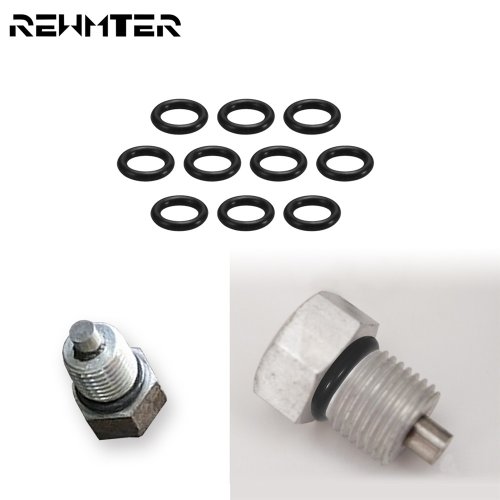 Immagine di Kit 10 Pezzi O-Ring per Tappo Scarico Olio Moto - Compatibile Harley