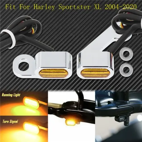 Image de Clignotants LED Harley - Style Racing & Économie d'Énergie