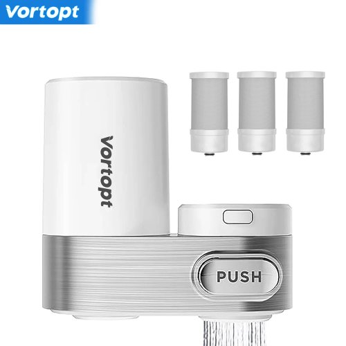 Zdjęcie Kran Vortopt do montażu na zlewie, do wody pitnej, oczyszczacz wody 350 galonów, 5 filtrów do systemu filtracji wody, filtr do wody z kranu.