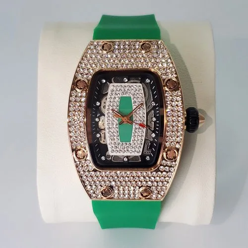 Rosa oro verde