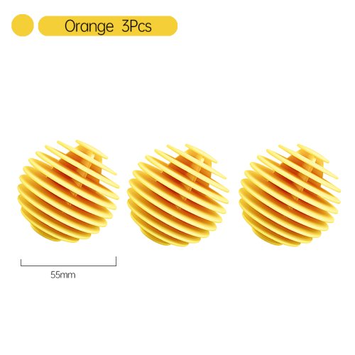 3PCS Orange M