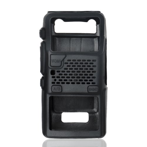 Afbeelding van Zachte Rubberen Beschermhoes voor Baofeng UV-5RH Pro Max Walkie Talkie – Waterafstotend en Schockbestendig Accessoire in Zwart