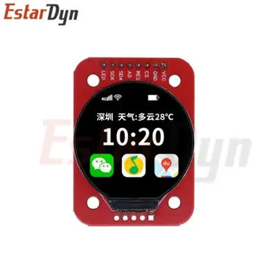 Image de Écran LCD TFT Rond 1.28" 240x240 IPS HD - Module SPI GC9A01