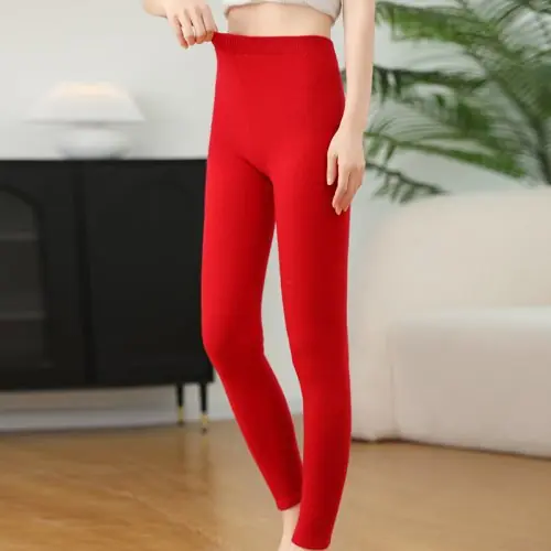 Image de Leggings en Cachemire Chauffants pour Femme