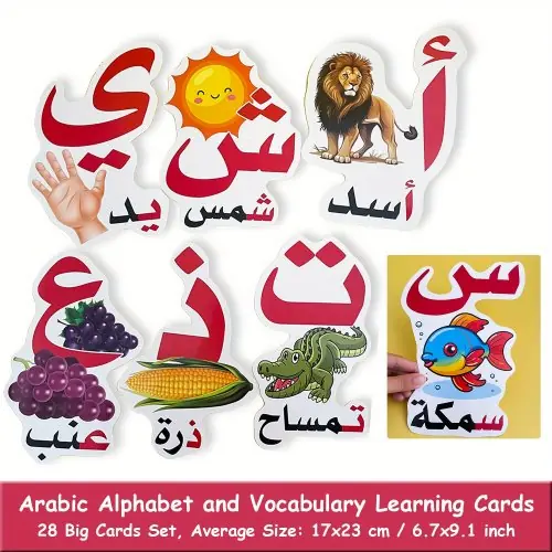 Image de Cartes Alphabet Arabe - Apprentissage Facile