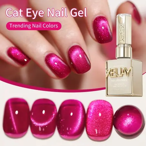 Image de Vernis à Ongles Gel Arc-en-Ciel Effet Oeil de Chat
