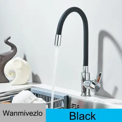 Image de Robinet de Cuisine Flexible 360° - Mélangeur Eau Chaude/Froide