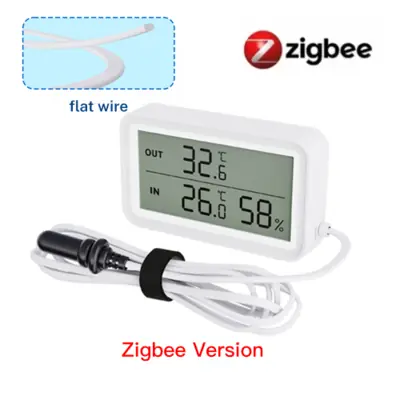 Image de Capteur Température & Humidité WiFi Zigbee avec Écran LCD