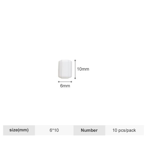 Magnetische PTFE Roerstaaf Set van 10 Stuks – Verschillende Maten (10-35 mm) voor Laboratorium en Educatieve Doeleinden