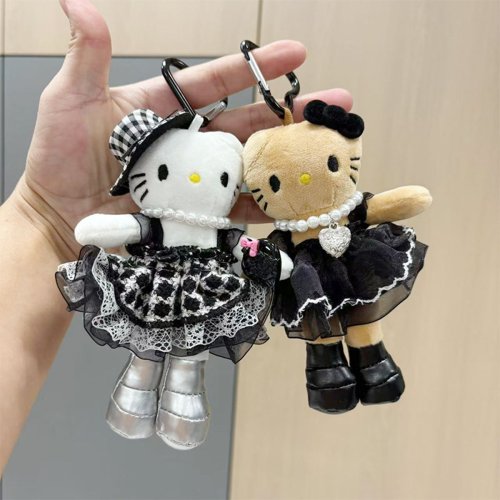 Zdjęcie Kreatywna zawieszka z postacią Hello Kitty – modny breloczek do ozdabiania torebek, ubrań i akcesoriów DIY