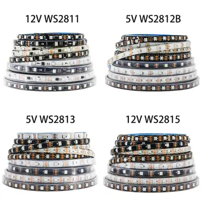 Image de Bande LED RGB Intelligente WS2812B - Contrôle Individuel des Pixels