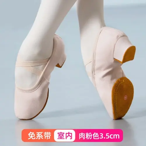 Image de Chaussures de Danse Multisports en Cuir Naturel