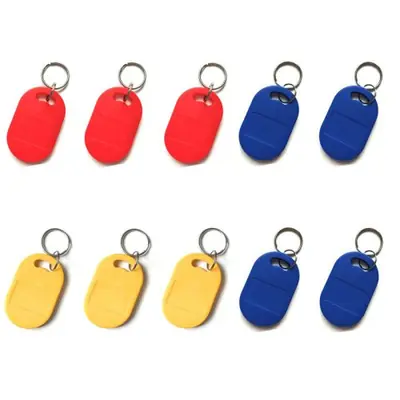 Image de Étiquettes RFID Réinscriptibles 10 Pièces - Clé Composite Double Puce