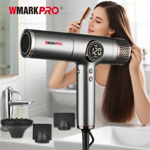Image de Sèche-cheveux Pro avec Diffuseur et Ions Négatifs