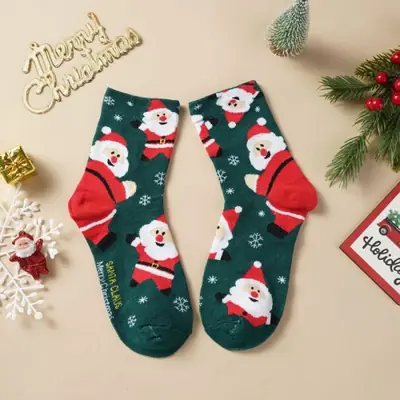 Image de Chaussettes Imprimées Drôles - Lot de 4 Paires
