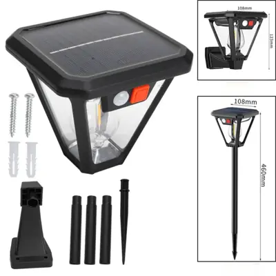 Image de Lampe Solaire LED avec Capteur de Mouvement